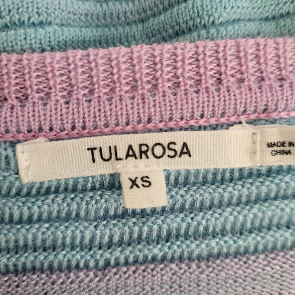 Tularosa Kinsley  XS Sweater pastel colors - Picture 4 of 9